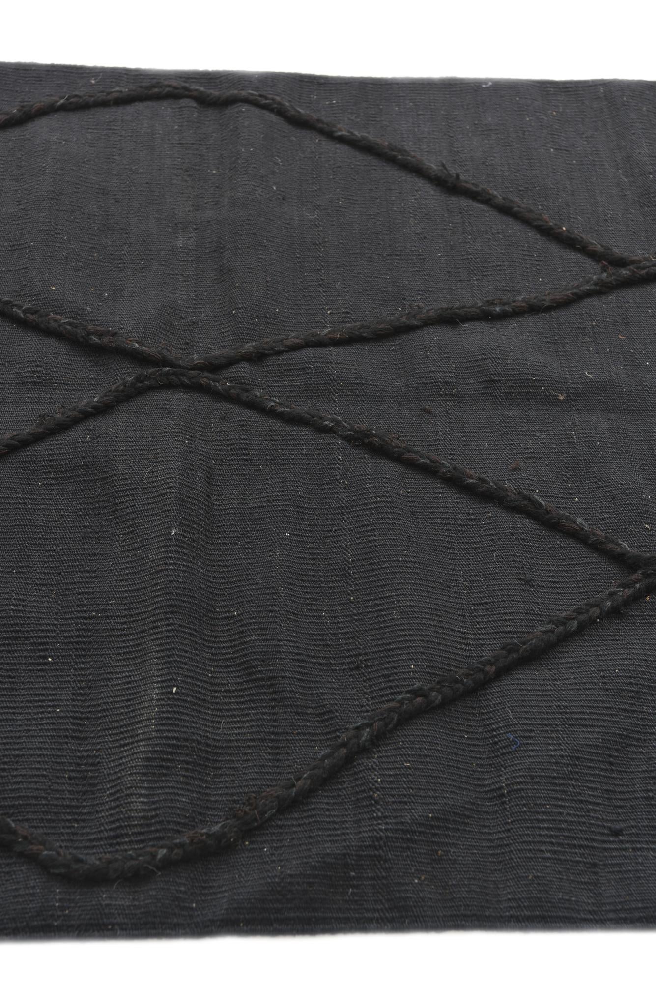 3' 6 x 5' 3 Hand Woven Kilim Modern Wool Rug