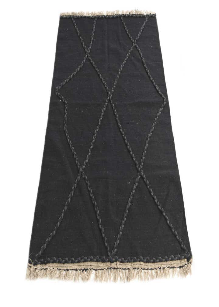 3' 5 x 5' 4 Hand Woven Kilim Modern Wool Rug