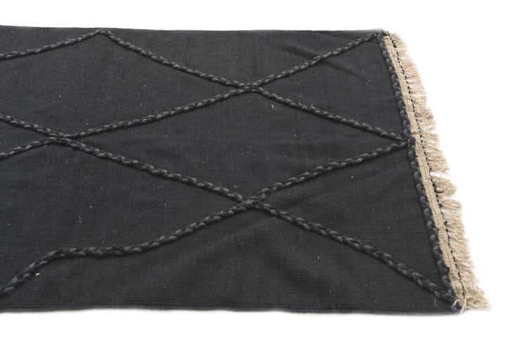 3' 5 x 5' 4 Hand Woven Kilim Modern Wool Rug