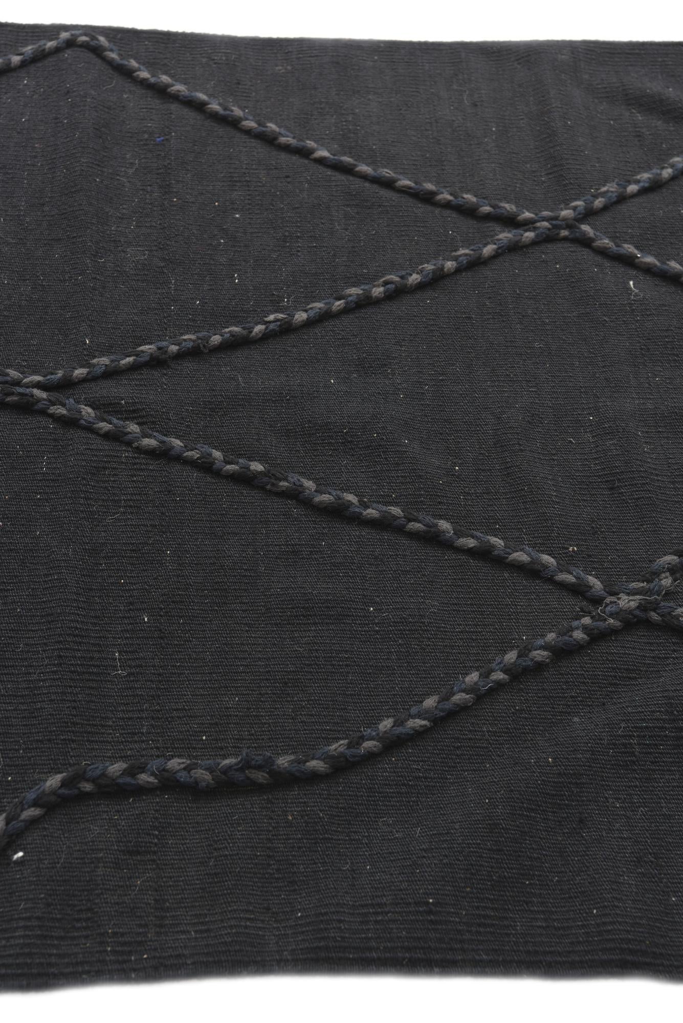 3' 5 x 5' 4 Hand Woven Kilim Modern Wool Rug