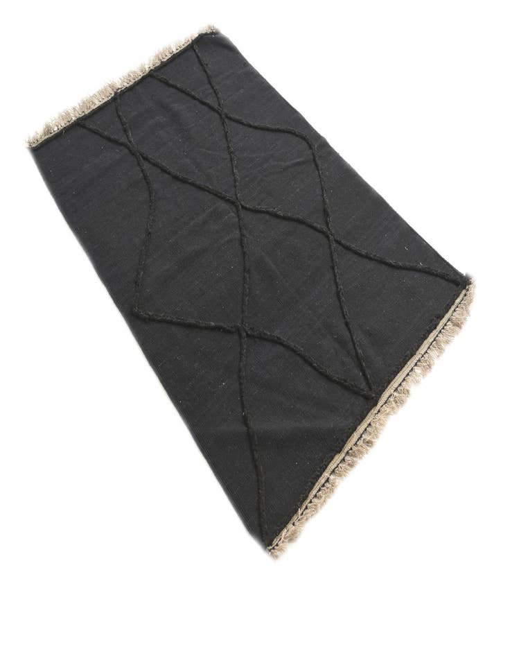 Detail image of 3' 6 x 5' 3  Hand Woven Kilim Modern Wool Rug