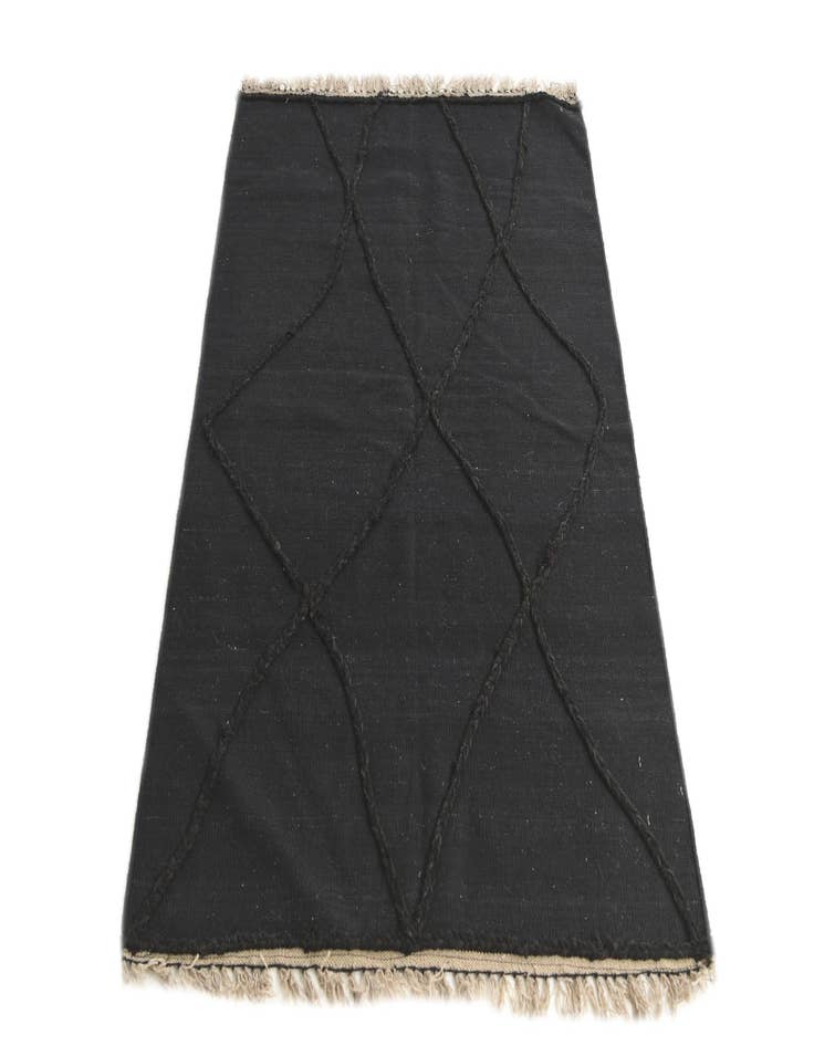 Detail image of 3' 6 x 5' 3  Hand Woven Kilim Modern Wool Rug