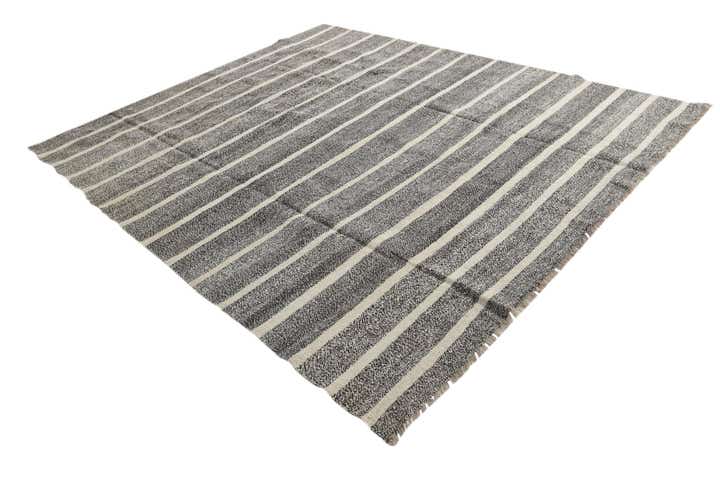 8' 3 x 9' 9 Hand Woven Kilim Modern Wool Rug