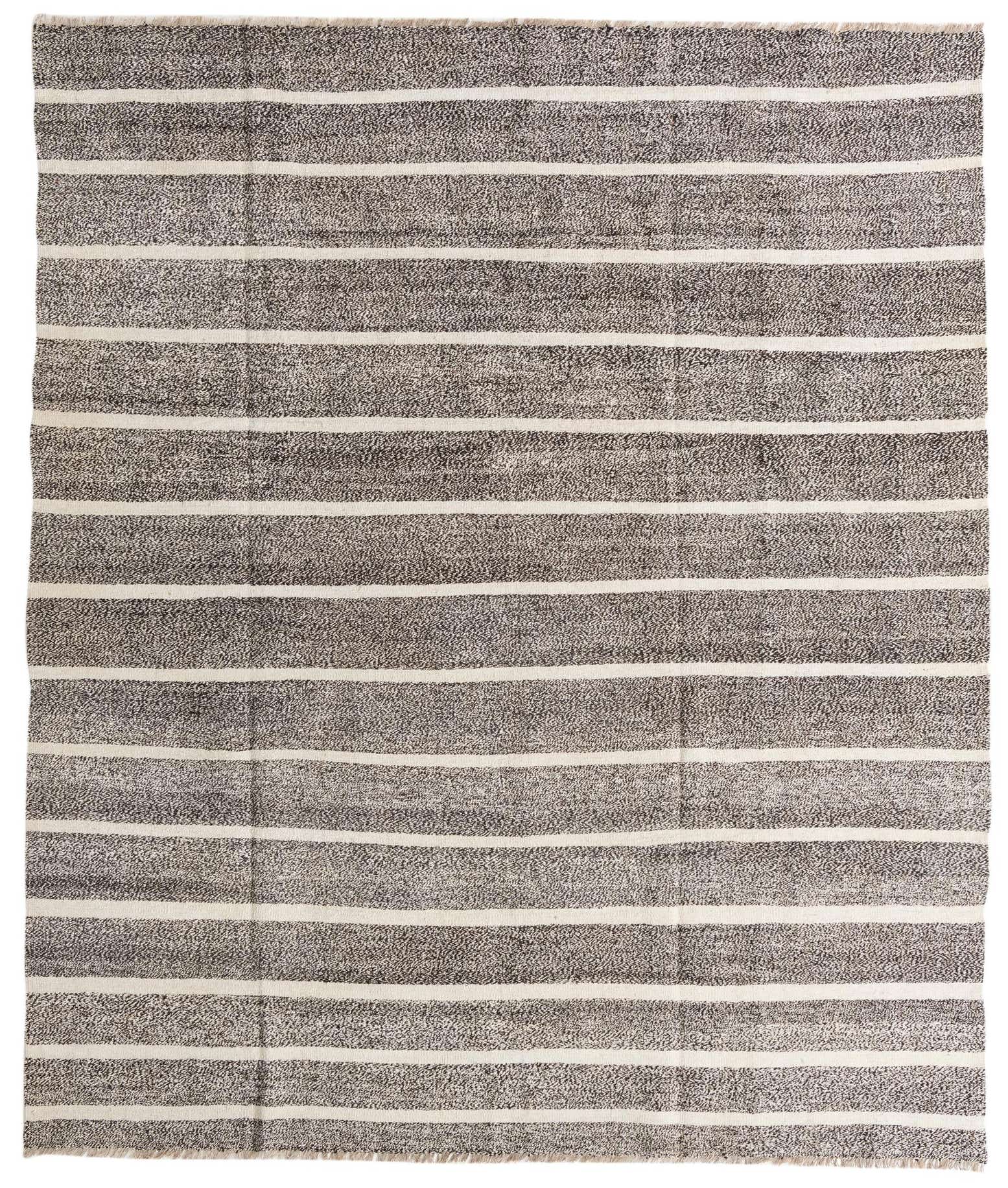 8' 3 x 9' 9 Hand Woven Kilim Modern Wool Rug