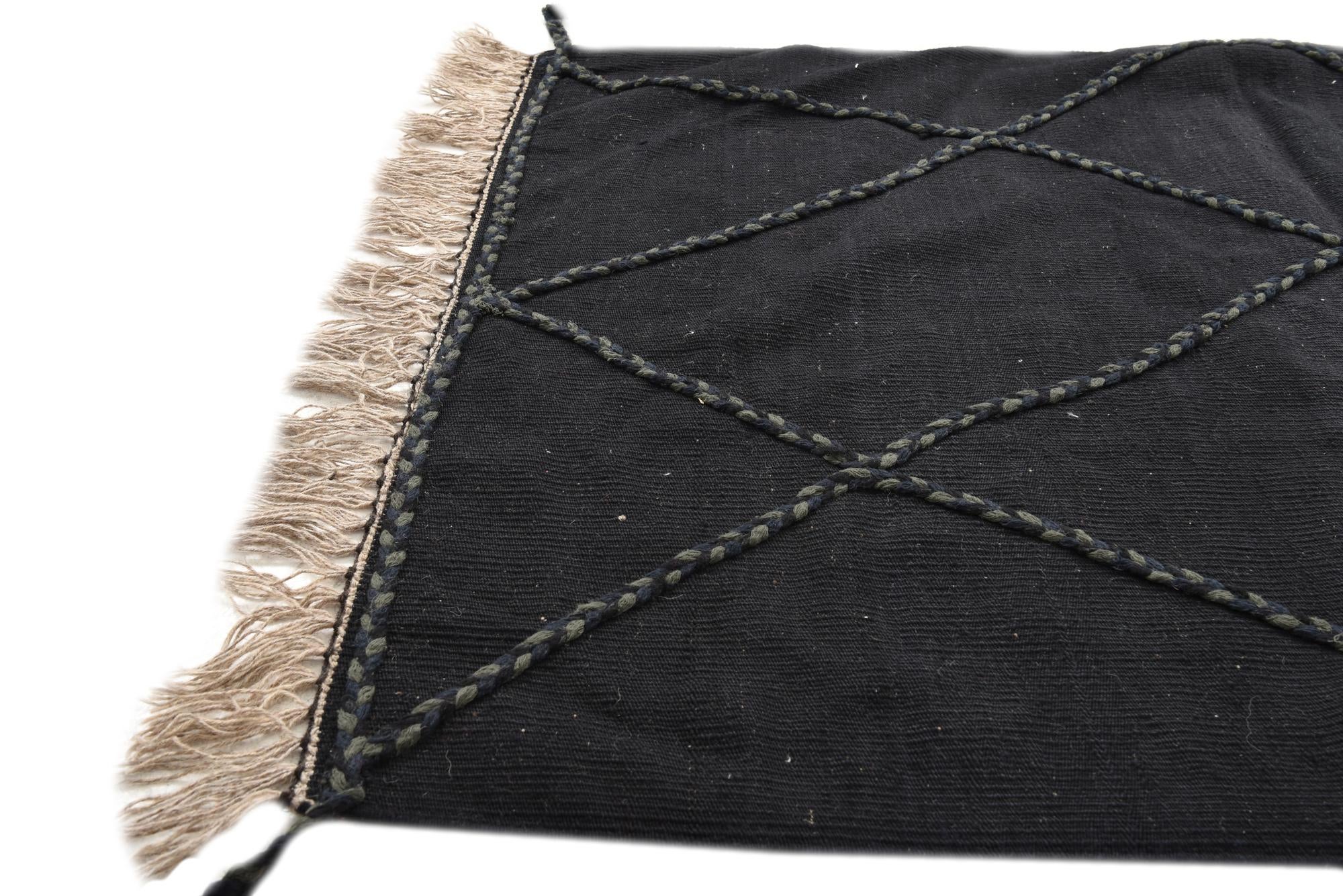 3' 5 x 5' 1 Hand Woven Kilim Modern Wool Rug