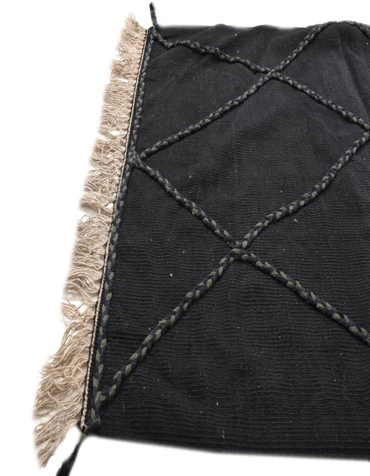 Detail image of 3' 5 x 5' 1  Hand Woven Kilim Modern Wool Rug