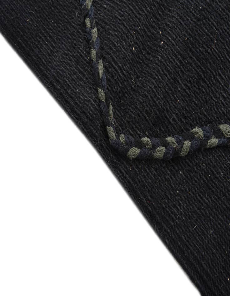 Detail image of 3' 5 x 5' 1  Hand Woven Kilim Modern Wool Rug