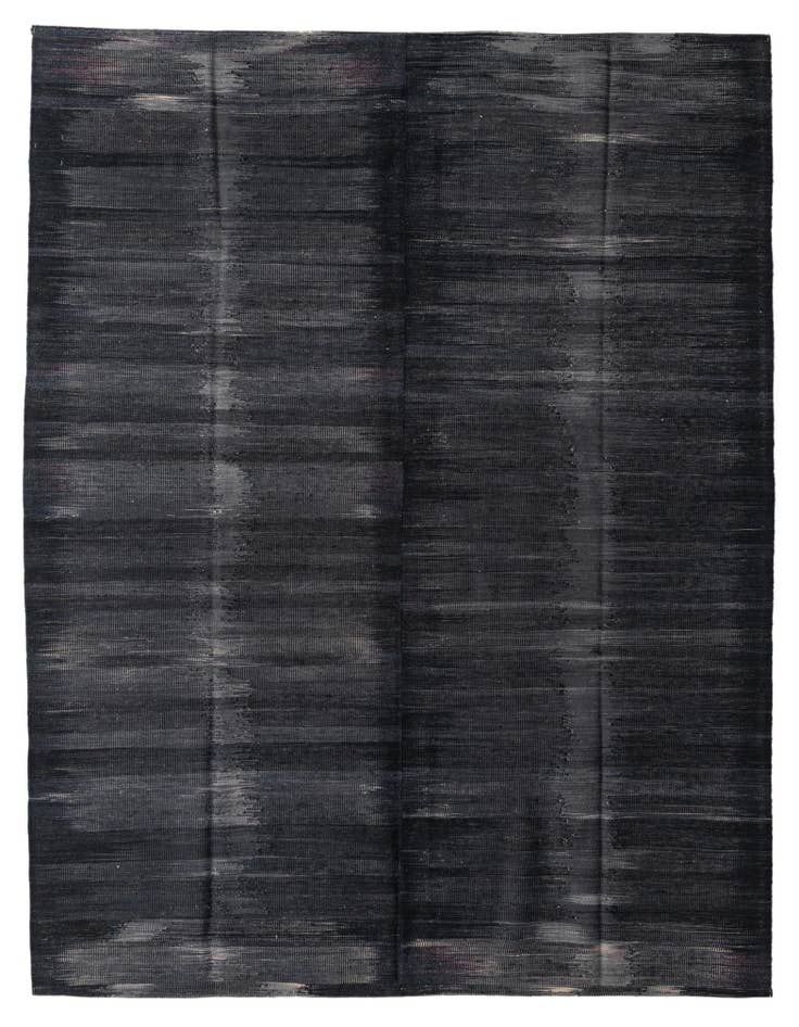 Detail image of 7' 2 x 9' 2 Hand Woven Kilim Modern Wool Rug