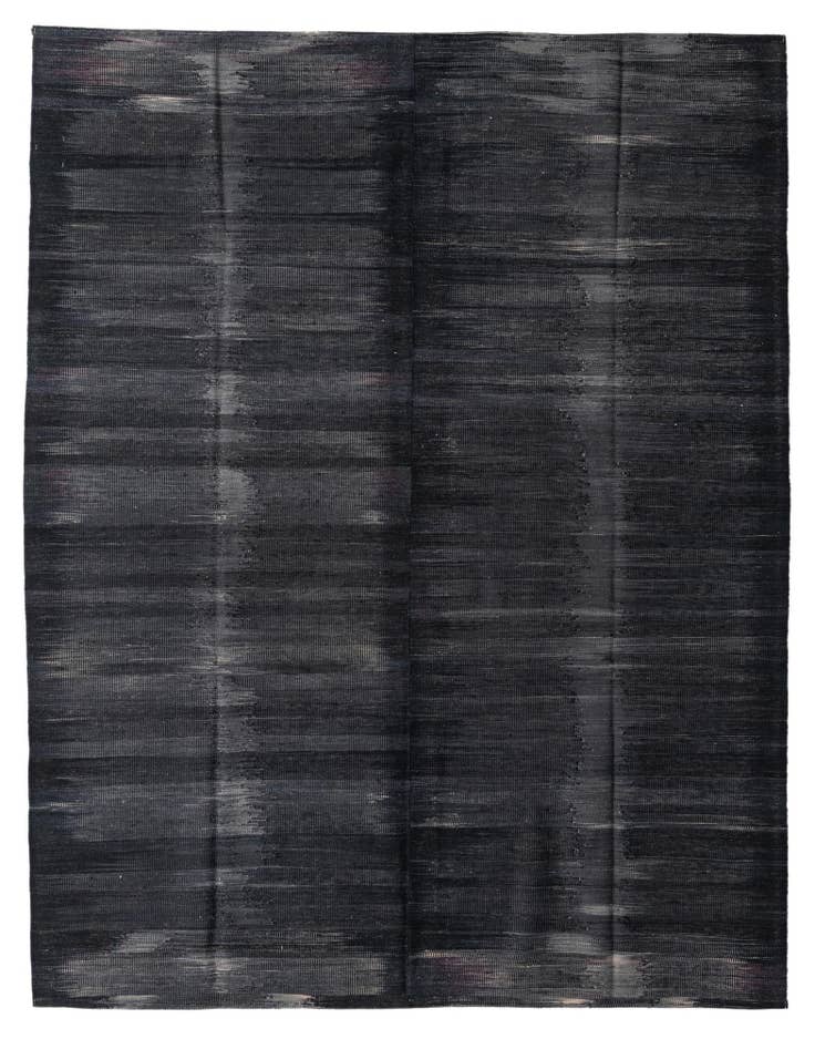 Detail image of 7' 2 x 9' 2 Hand Woven Kilim Modern Wool Rug