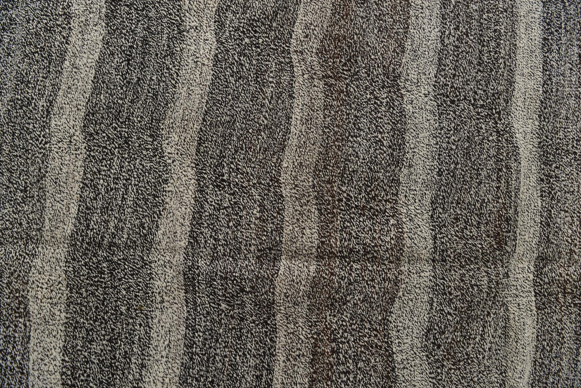 8' 6 x 9' 5 Hand Woven Kilim Modern Wool Rug