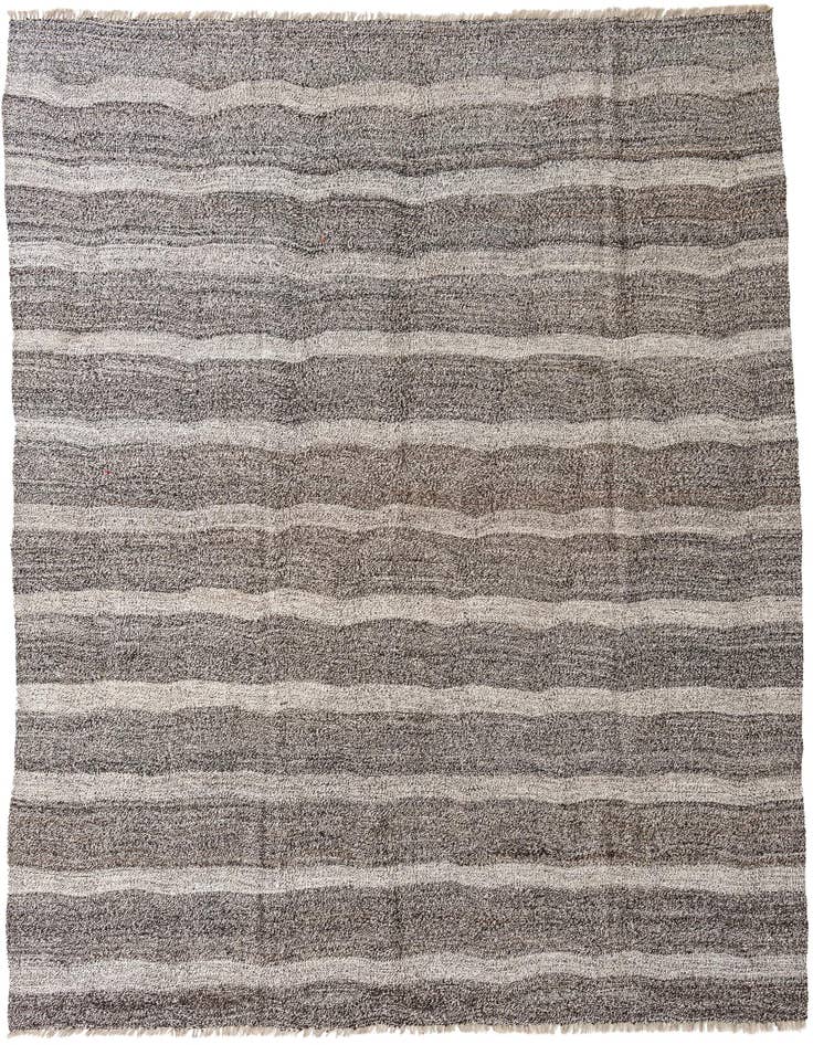 Detail image of 8' 6 x 9' 5 Hand Woven Kilim Modern Wool Rug