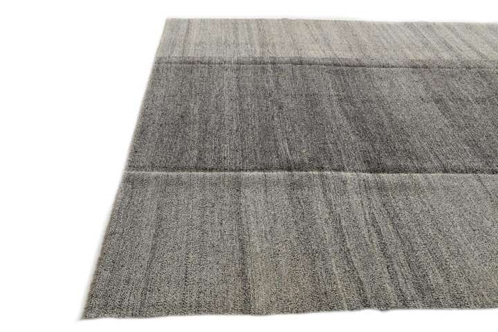 9' 1 x 11' 3 Hand Woven Kilim Modern Wool Rug