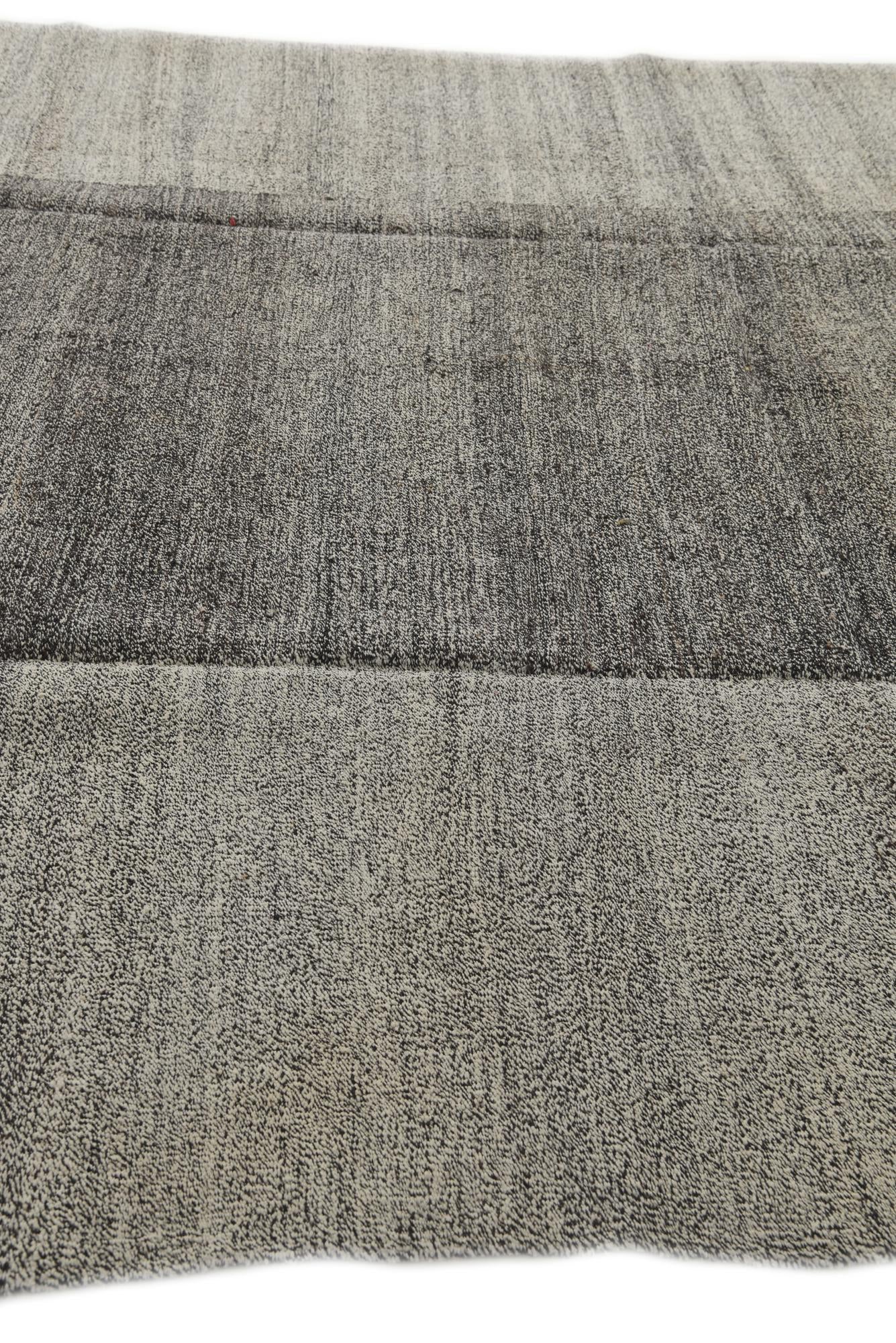 9' 1 x 11' 3 Hand Woven Kilim Modern Wool Rug