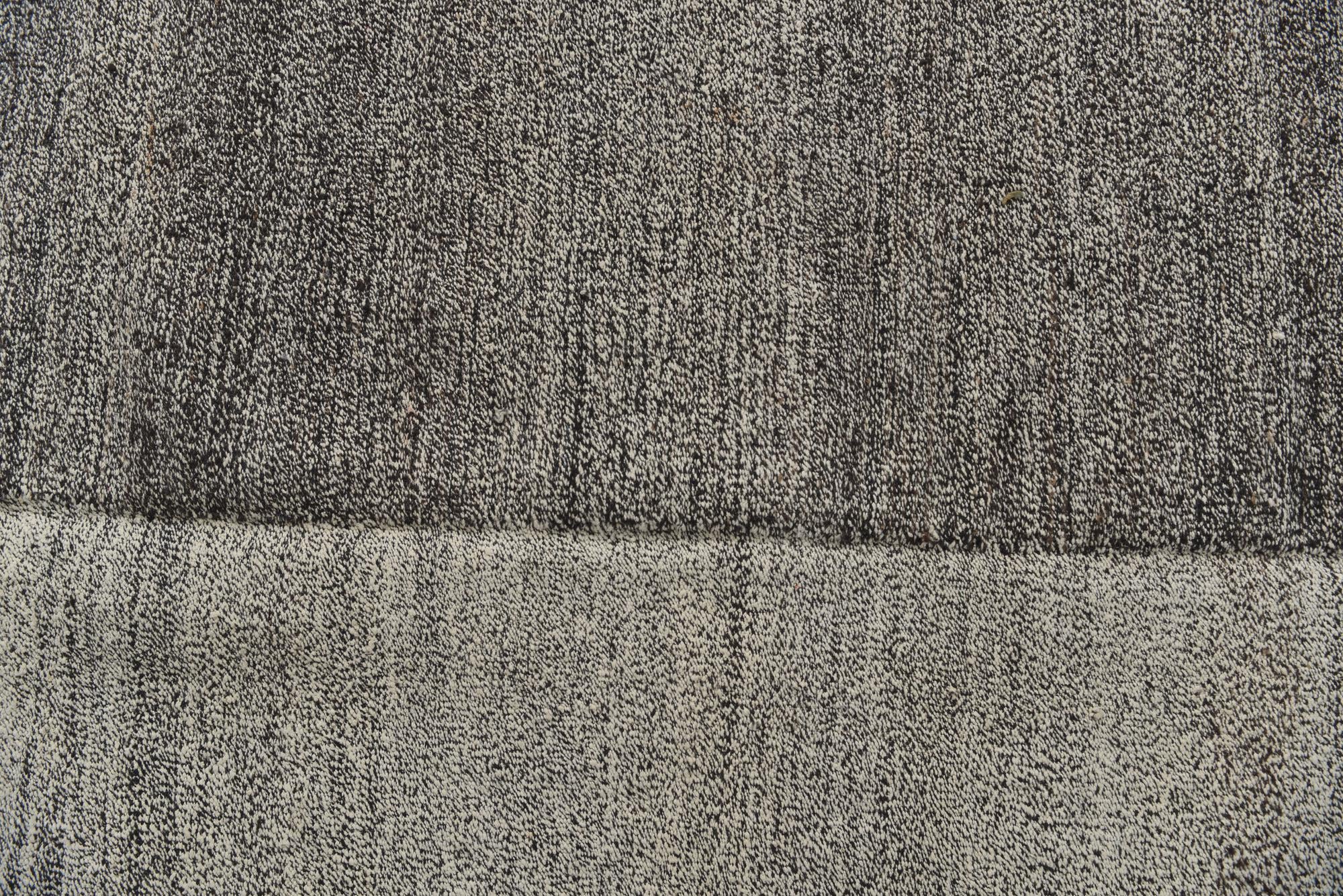 9' 1 x 11' 3 Hand Woven Kilim Modern Wool Rug