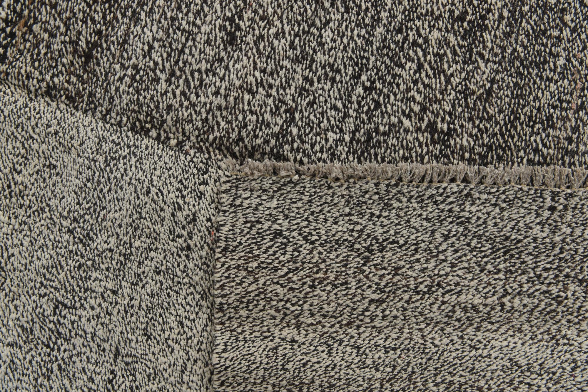 9' 1 x 11' 3 Hand Woven Kilim Modern Wool Rug