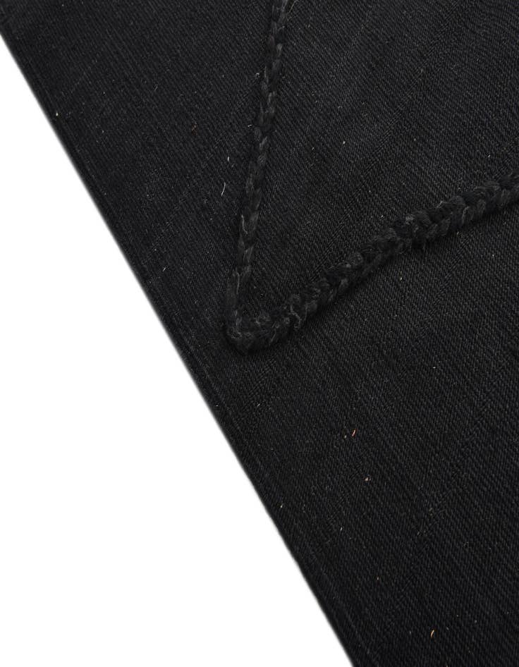 Detail image of 5' 7 x 8'  Hand Woven Kilim Modern Wool Rug