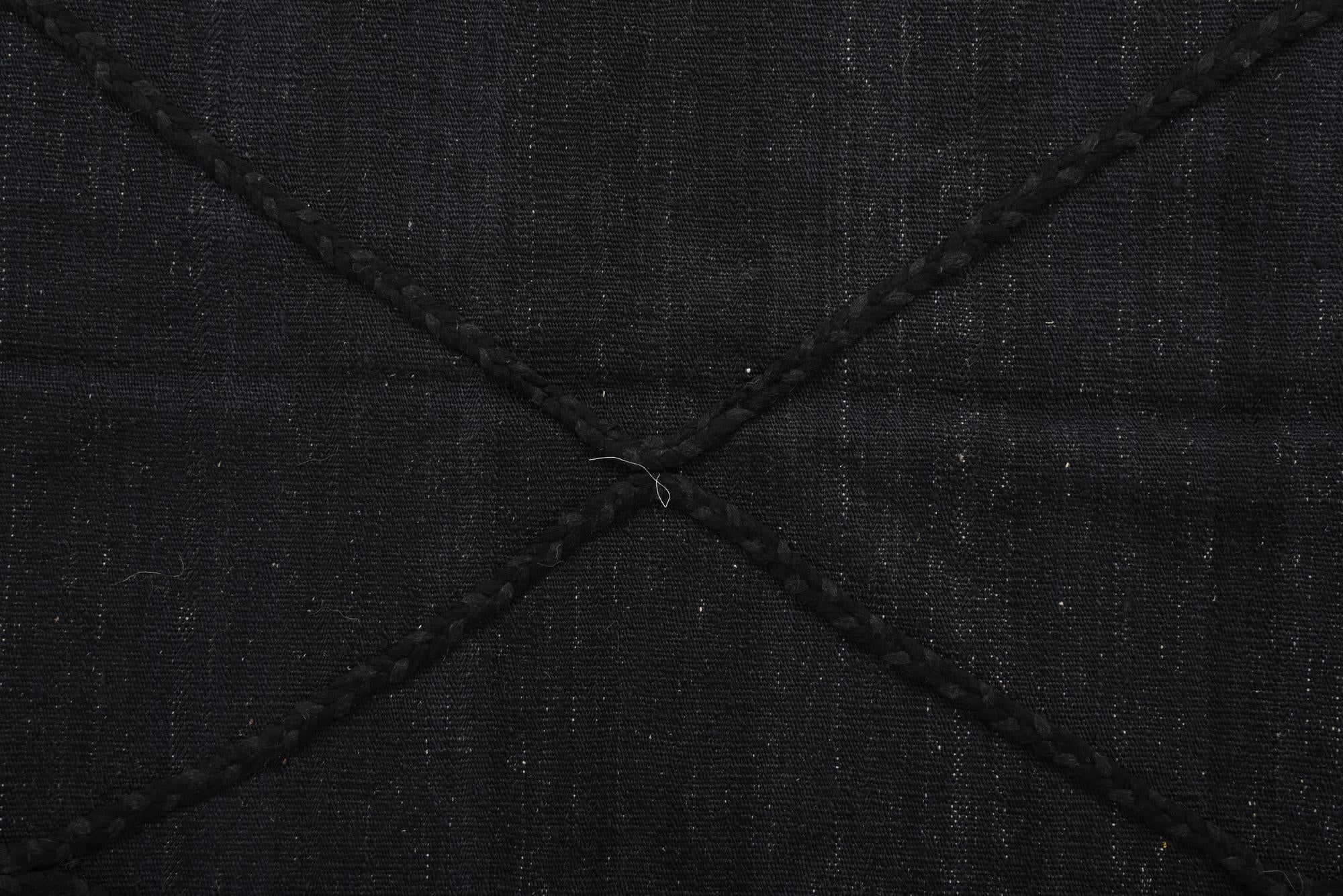4' 4 x 5' 10 Hand Woven Kilim Modern Wool Rug