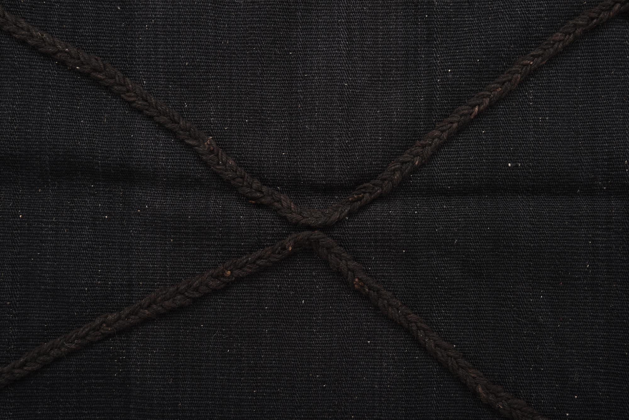 3' 4 x 4' 11 Hand Woven Kilim Modern Wool Rug