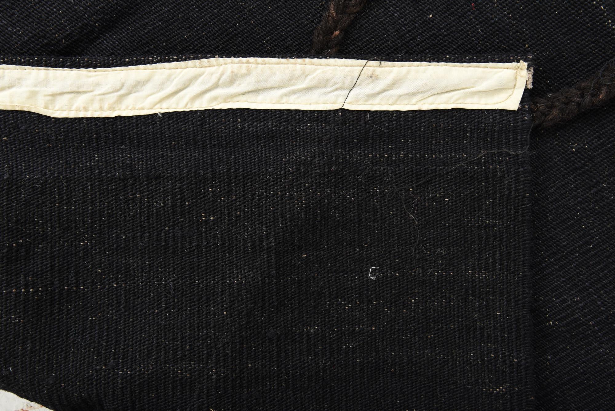 3' 7 x 4' 11 Hand Woven Kilim Modern Wool Rug