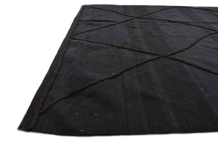 Detail image of 5' 8 x 7' 10 Hand Woven Kilim Modern Wool Rug