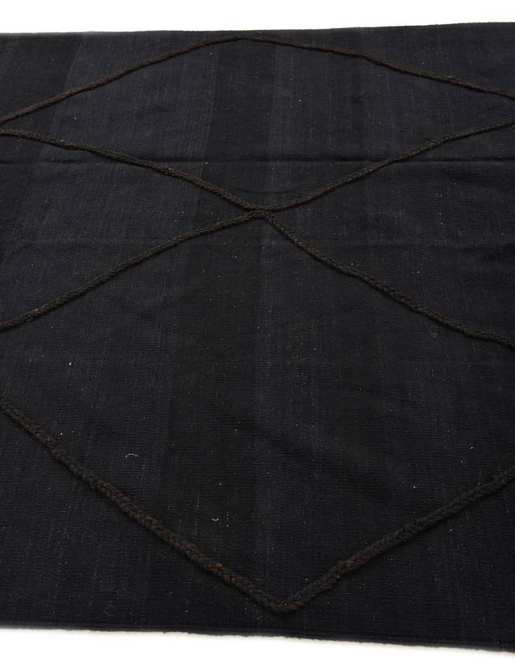 Detail image of 5' 8 x 7' 10  Hand Woven Kilim Modern Wool Rug