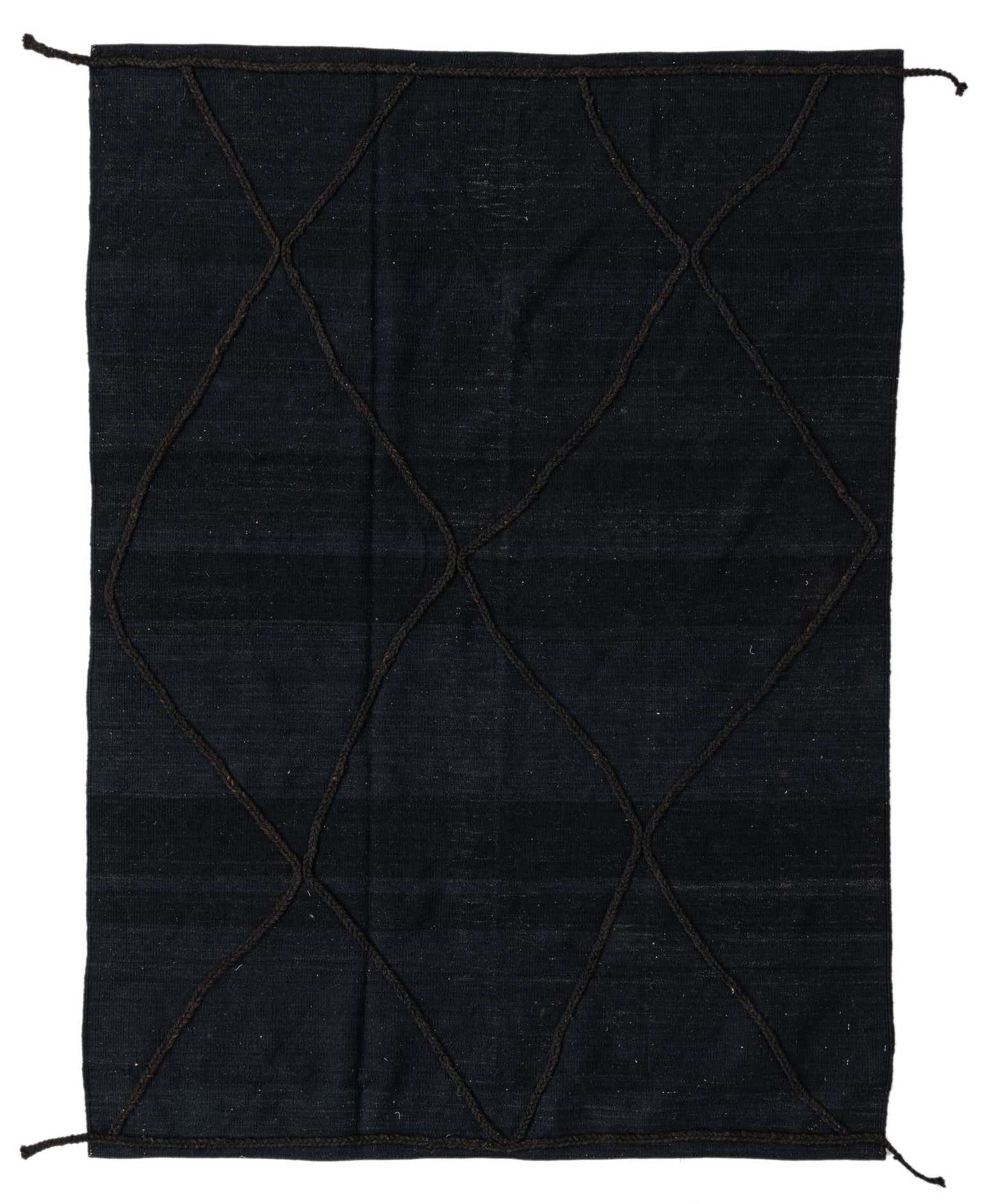 5' 8 x 7' 10 Hand Woven Kilim Modern Wool Rug