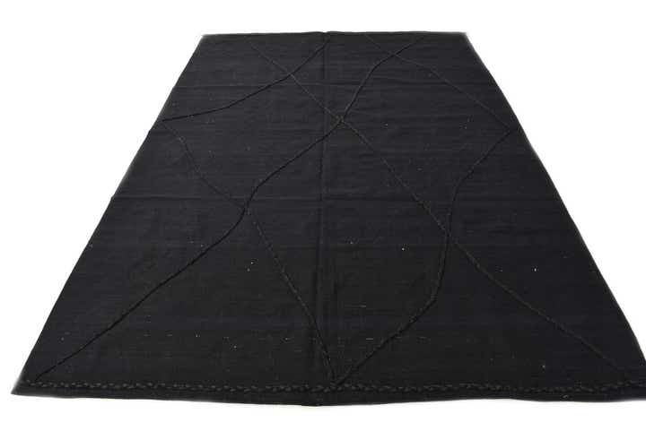 7' x 9' 10 Hand Woven Kilim Modern Wool Rug
