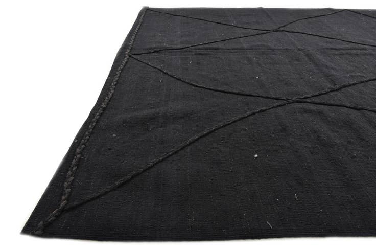 Detail image of 7' x 9' 10 Hand Woven Kilim Modern Wool Rug