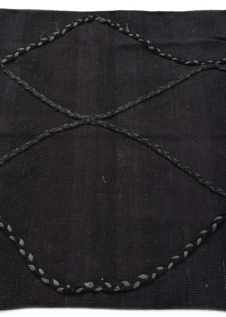3' 4 x 4' 9 Hand Woven Kilim Modern Wool Rug
