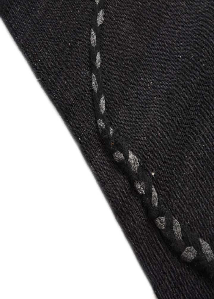 3' 4 x 4' 9 Hand Woven Kilim Modern Wool Rug