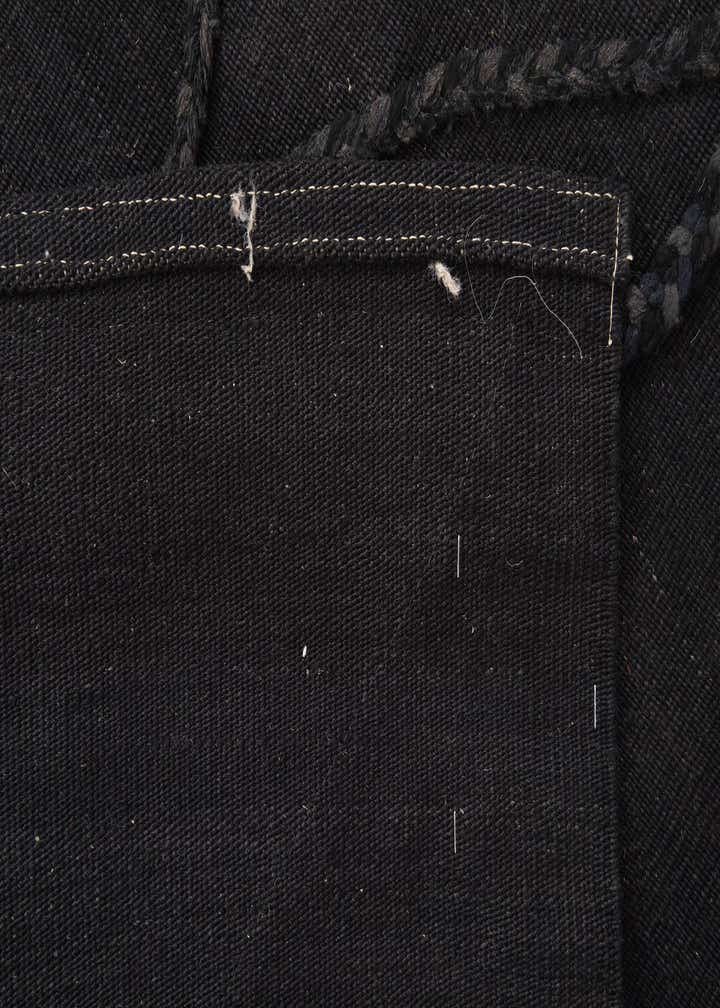 3' 4 x 4' 9 Hand Woven Kilim Modern Wool Rug