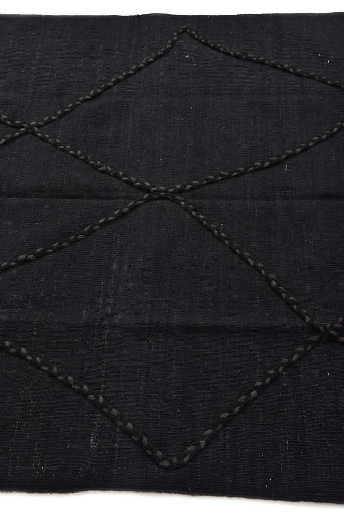 4' 4 x 6' Hand Woven Kilim Modern Wool Rug