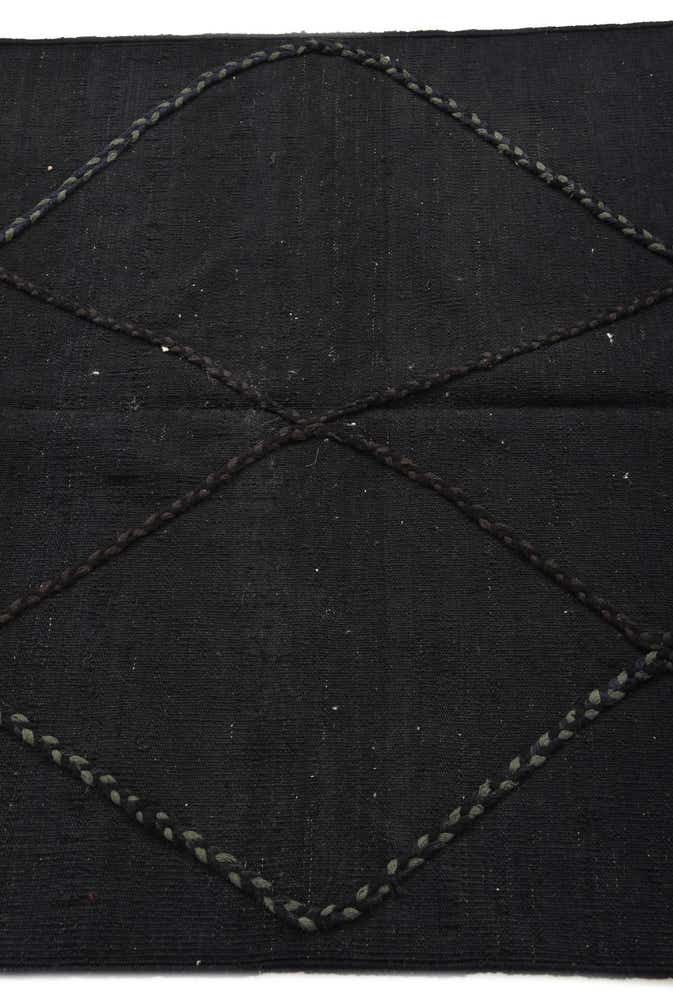 3' 7 x 5' 2 Hand Woven Kilim Modern Wool Rug