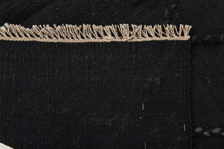 3' 7 x 5' 2 Hand Woven Kilim Modern Wool Rug