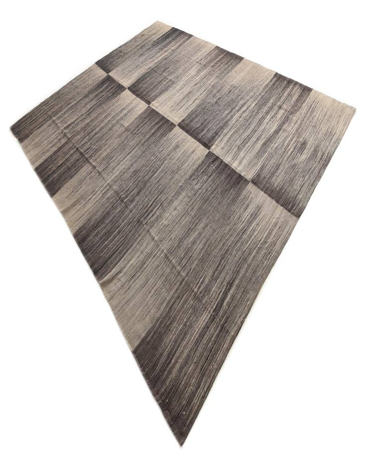 Detail image of 8' 9 x 11' 5  Hand Woven Kilim Modern Wool Rug