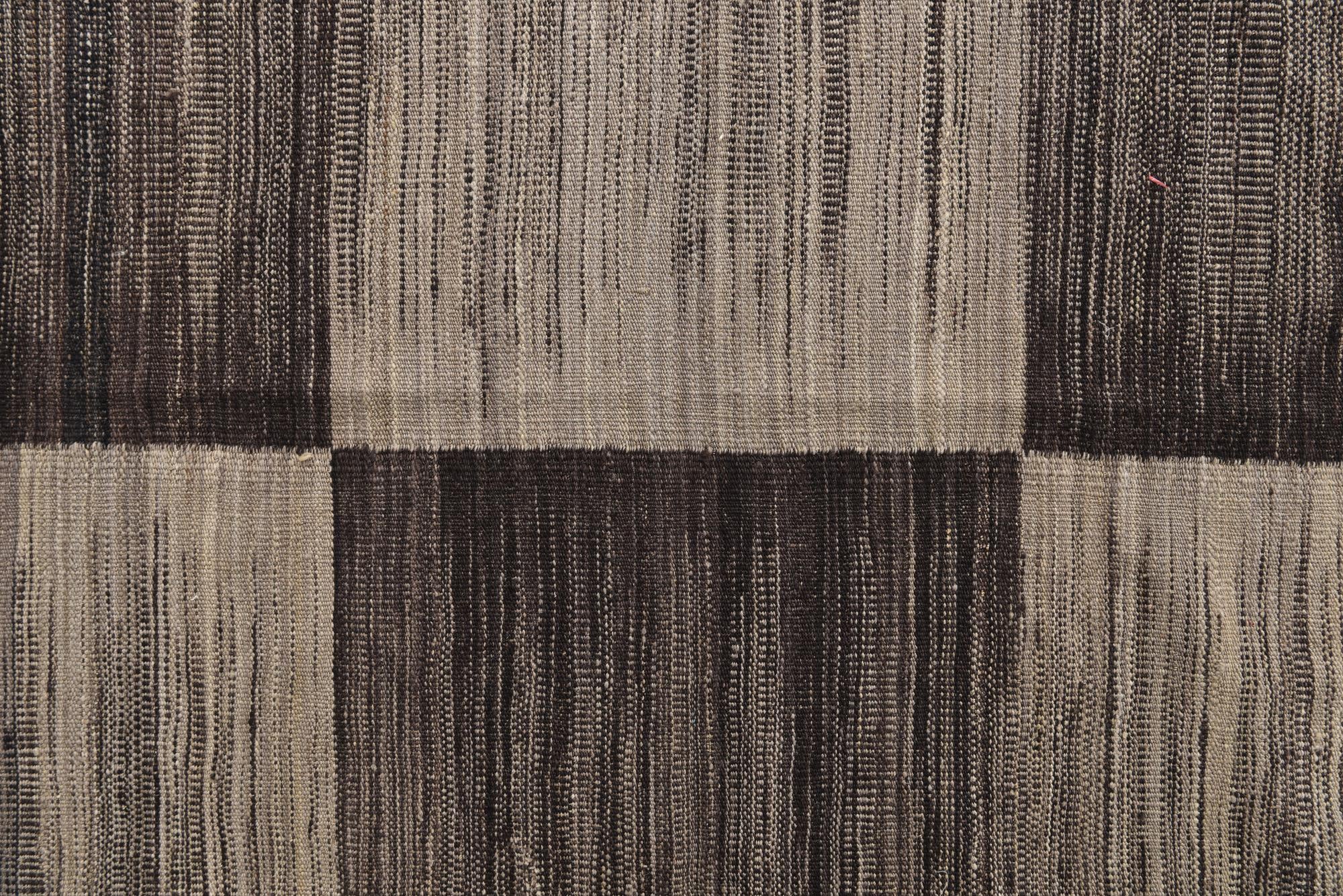 8' 9 x 11' 5 Hand Woven Kilim Modern Wool Rug