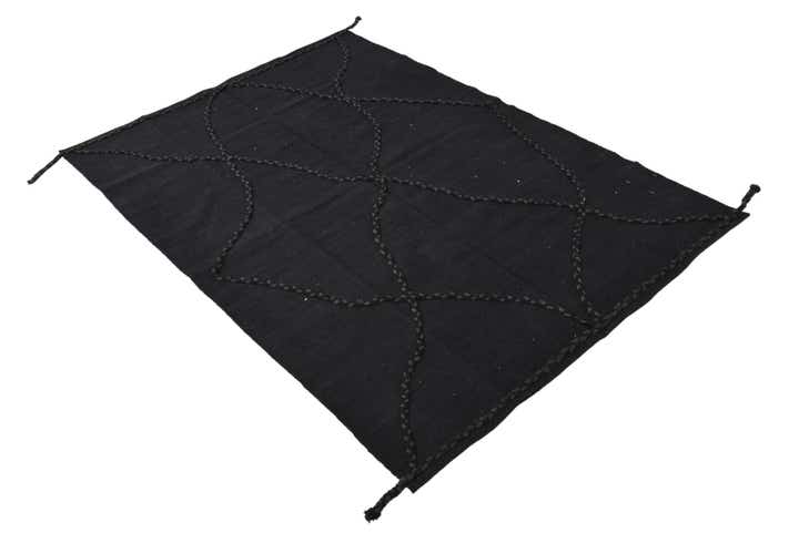4' 2 x 6' Hand Woven Kilim Modern Wool Rug