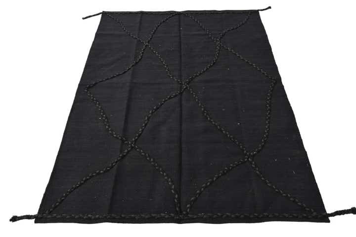 4' 2 x 6' Hand Woven Kilim Modern Wool Rug