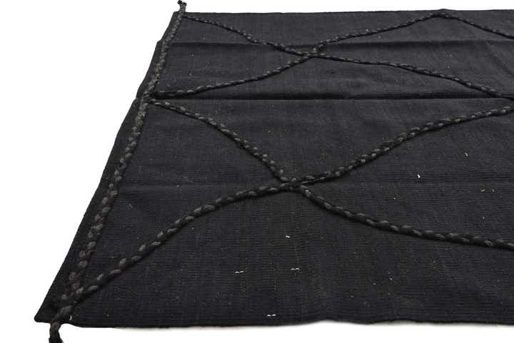 4' 2 x 6' Hand Woven Kilim Modern Wool Rug