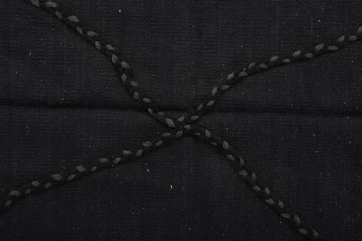 Detail image of 4' 2 x 6' Hand Woven Kilim Modern Wool Rug