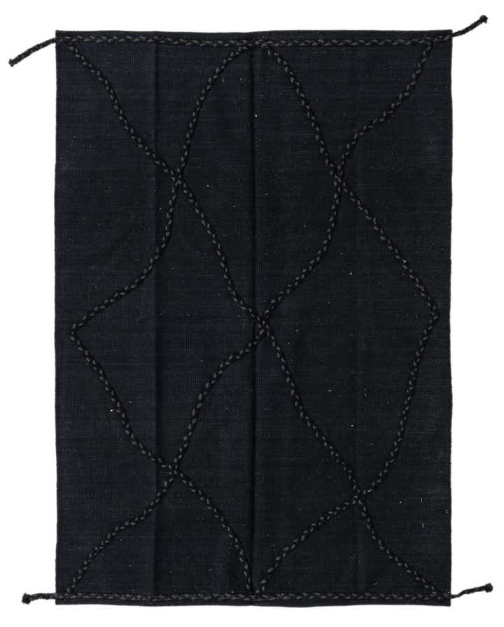 4' 2 x 6' Hand Woven Kilim Modern Wool Rug