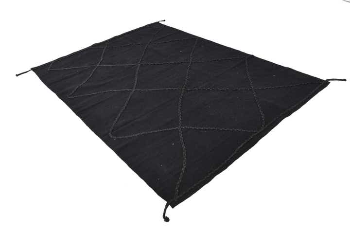 5' 7 x 7' 10 Hand Woven Kilim Modern Wool Rug