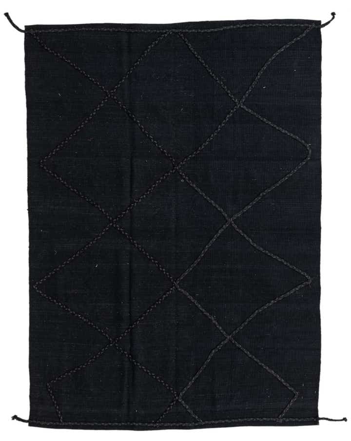 5' 7 x 7' 10 Hand Woven Kilim Modern Wool Rug