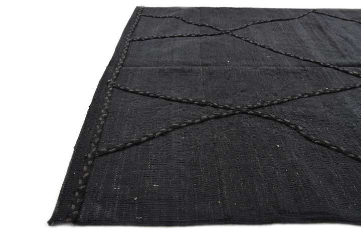 4' 4 x 5' 11 Hand Woven Kilim Modern Wool Rug