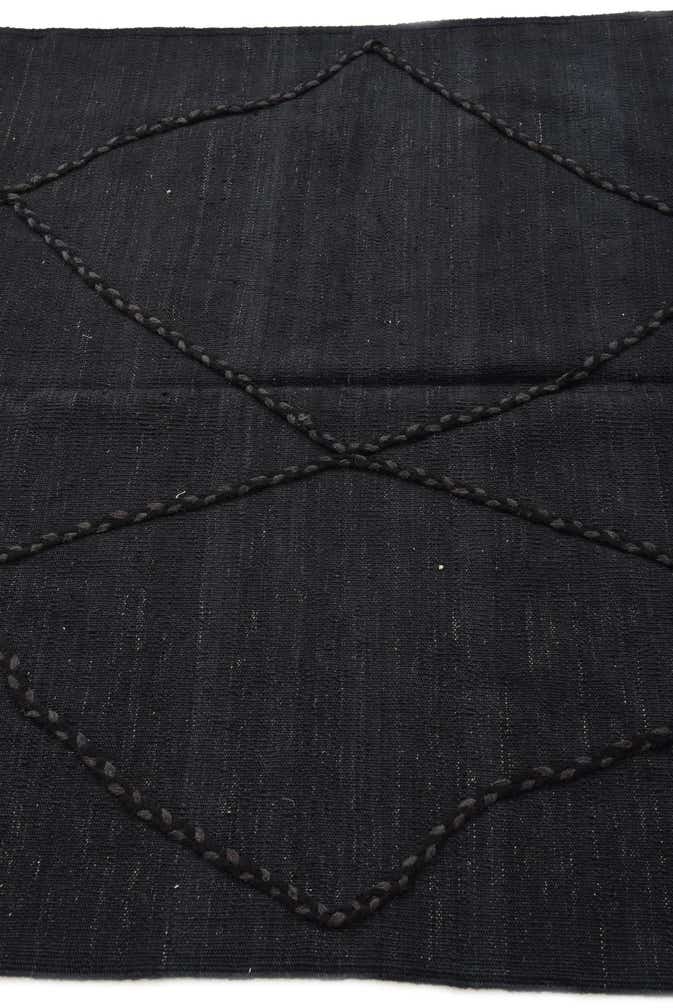 4' 4 x 5' 11 Hand Woven Kilim Modern Wool Rug