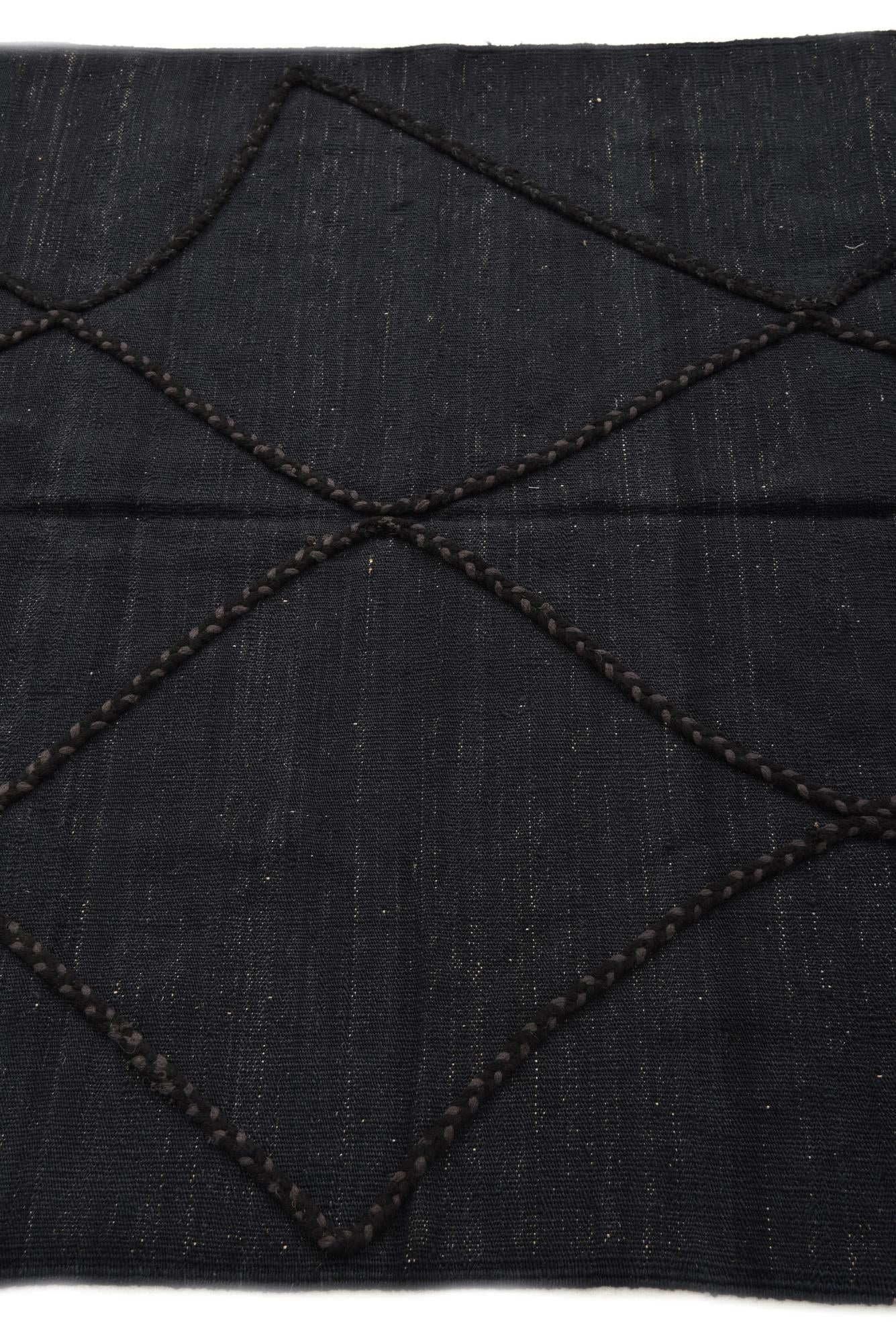 4' 3 x 5' 10 Hand Woven Kilim Modern Wool Rug