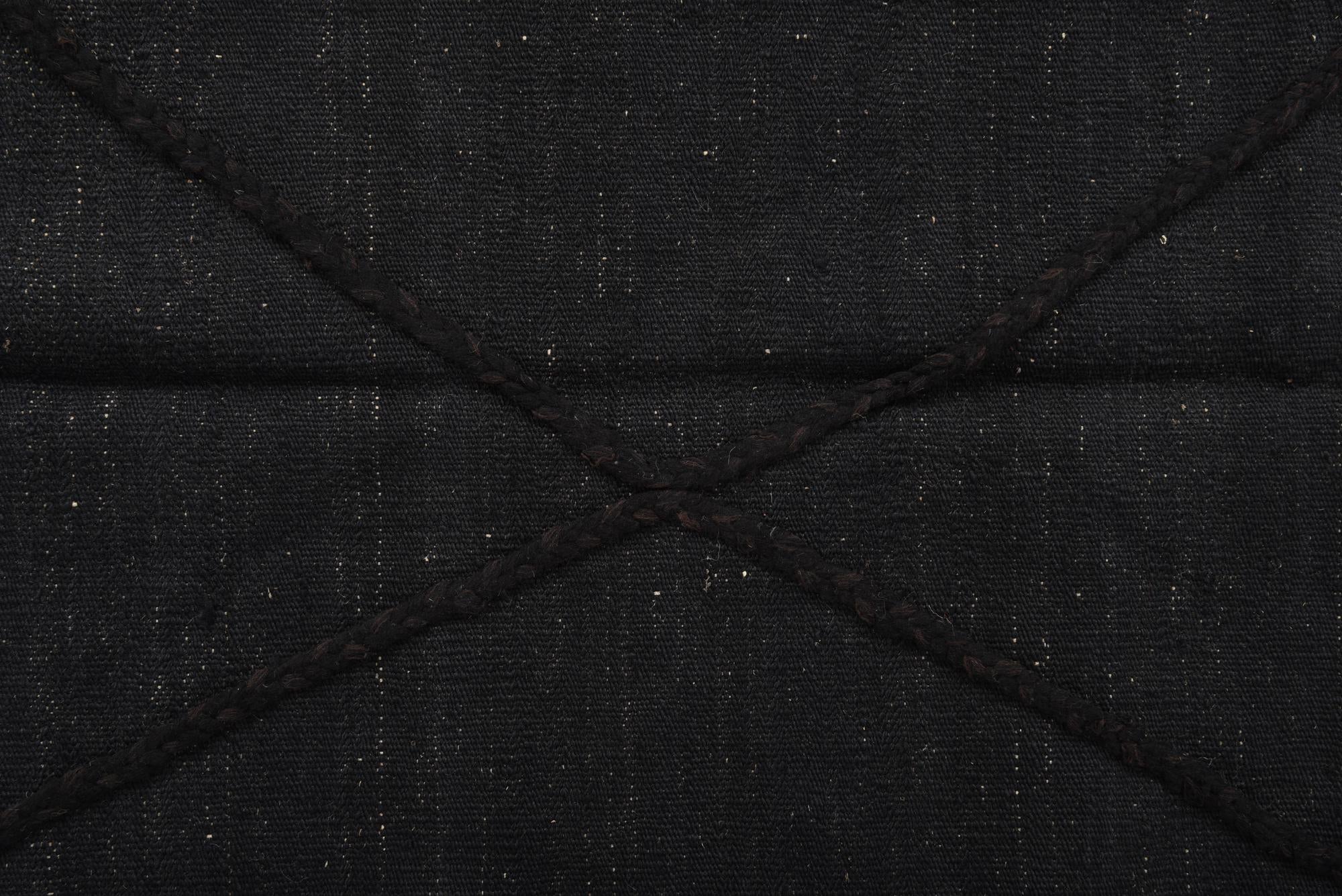 4' 3 x 5' 11 Hand Woven Kilim Modern Wool Rug