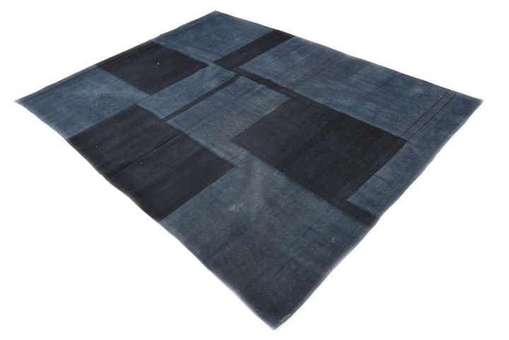 5' 10 x 7' 8 Hand Woven Kilim Modern Wool Rug