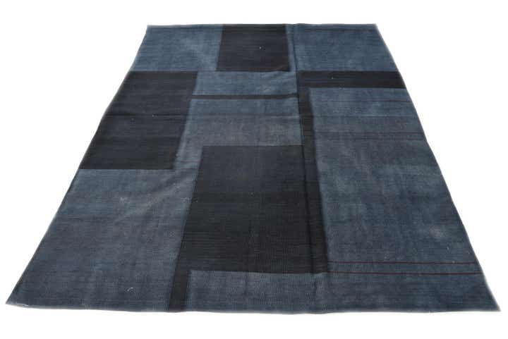 5' 10 x 7' 8 Hand Woven Kilim Modern Wool Rug