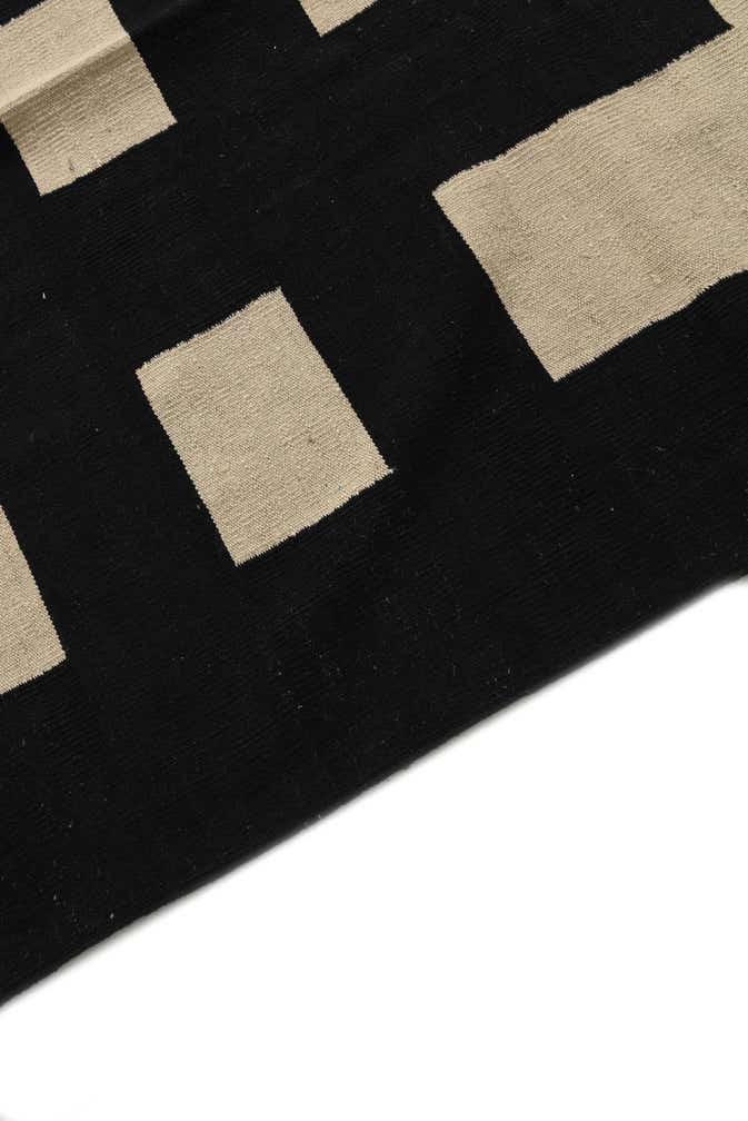 8' 1 x 9' 9 Hand Woven Kilim Modern Wool Rug